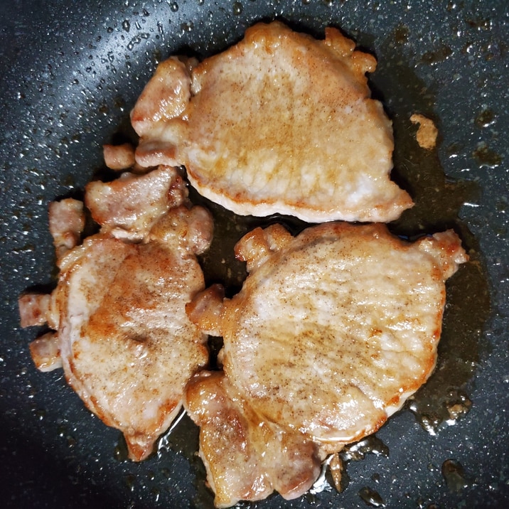 豚ロースのはちみつニンニク醤油炒め